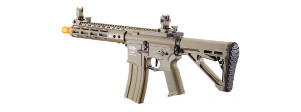 Lancer Tactical Archon 9" M-LOK Proline Series Full Metal M4 AEG Airsoft Rifle w/ ETU and Delta Stock (Tan)