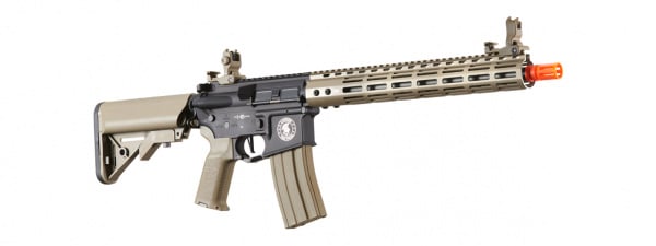 Lancer Tactical Archon 14" M-LOK Proline Series Full Metal M4 AEG Airsoft Rifle w/ Crane Stock and ETU (Two-Tone)