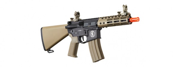 Lancer Tactical Archon 7" M-LOK Proline Series M4 Airsoft Rifle w/ Stubby Stock (Two-Tone)