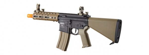 Lancer Tactical Archon 7" M-LOK Proline Series M4 Airsoft Rifle w/ Stubby Stock (Two-Tone)