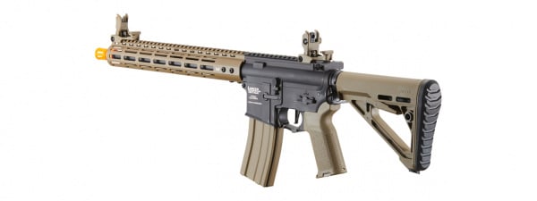 Lancer Tactical Archon 14" M-LOK Proline Series Full Metal M4 AEG Airsoft Rifle w/ Delta Stock and ETU (Two-tone)