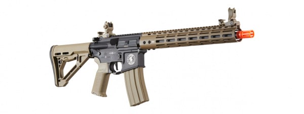 Lancer Tactical Archon 14" M-LOK Proline Series Full Metal M4 AEG Airsoft Rifle w/ Delta Stock and ETU (Two-tone)