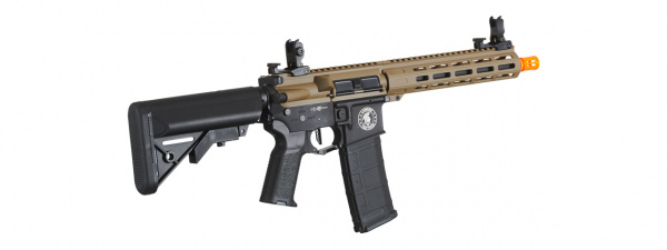 Lancer Tactical Viking 10" M-LOK Proline Series M4 Airsoft Rifle w/ Crane Stock (FDE & Black)