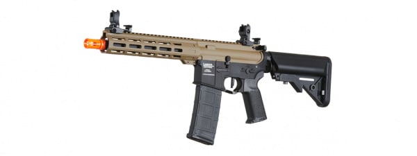 Lancer Tactical Viking 10" M-LOK Proline Series M4 Airsoft Rifle w/ Crane Stock (FDE & Black)