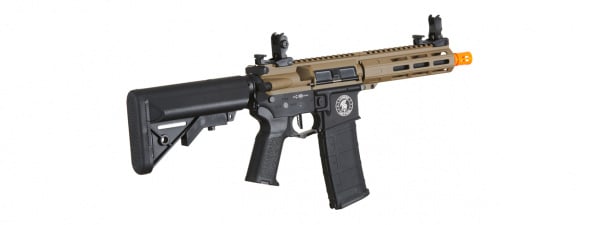 Lancer Tactical Viking 7" M-LOK Proline Series Full Metal M4 AEG Airsoft Rifle w/ Crane Stock & ETU (FDE & Black)