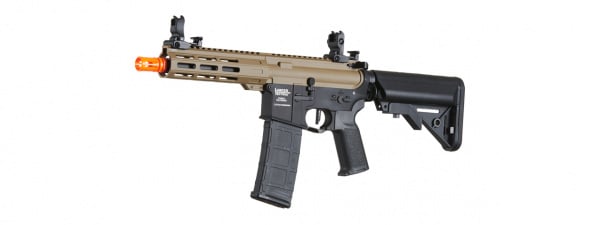 Lancer Tactical Viking 7" M-LOK Proline Series Full Metal M4 AEG Airsoft Rifle w/ Crane Stock & ETU (FDE & Black)