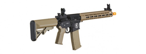 Lancer Tactical Viking 13" M-LOK Proline Series M4 Airsoft Rifle w/ Crane Stock (Two-Tone)