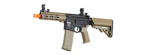 Lancer Tactical Mayhem 7" M-LOK Proline Series Full Metal M4 AEG Airsoft Rifle w/ Crane Stock & ETU (Two-Tone)