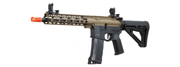 Lancer Tactical Gen 3 M-LOK 10" Airsoft M4 AEG with ETU & Delta Stock (FDE & Black)