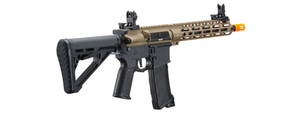 Lancer Tactical Gen 3 M-LOK 10" Airsoft M4 AEG with ETU & Delta Stock (FDE & Black)