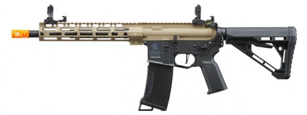 Lancer Tactical Gen 3 M-LOK 10" Airsoft M4 AEG with ETU & Delta Stock (FDE & Black)