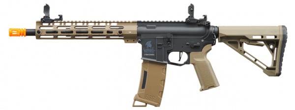 Lancer Tactical Gen 3 M-LOK 10" Airsoft M4 AEG with ETU & Delta Stock  (Two-Tone)