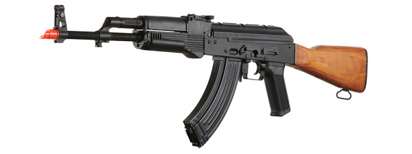 Lancer Tactical AK-74M AEG Airsoft Rifle w/ Wood Stock