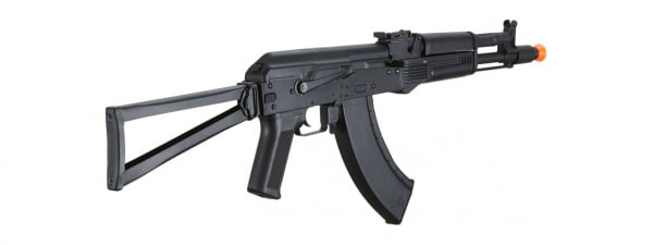 Kalashnikov USA Licensed KR-104S AEG Airsoft Rifle w/ Skeleton Triangle Folding Stock (Black)