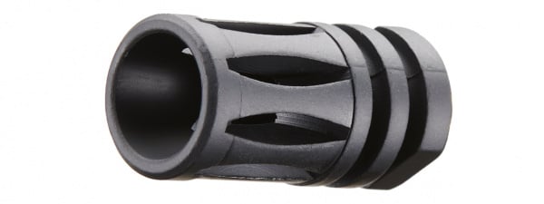 Lancer Tactical Steel M4 & M16 Airsoft Bird Cage Flash Hider (Black)