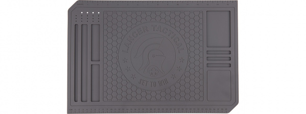 Lancer Tactical Logo Gun Mat ( Gray )