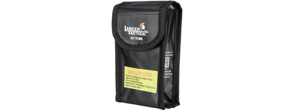 Lancer Tactical Lipo-Safe Charging Sack (Black)