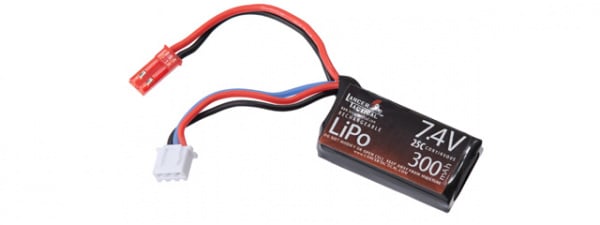 Lancer Tactical 7.4v 300mAh Fusion Engine LiPo Airsoft Battery