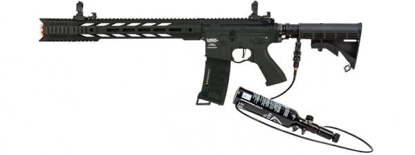 Lancer Tactical LT-25 Legion HPA Full Metal M4 Airsoft Rifle w/ External Tank