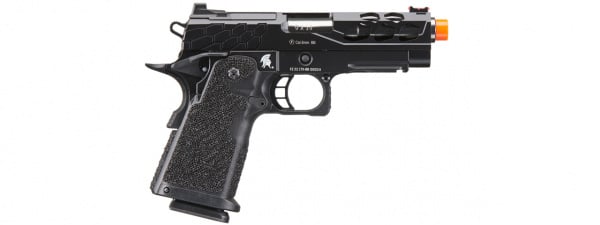 Lancer Tactical Stryk Hi-Capa 4.3 Gas Blowback Airsoft Pistol (Black)