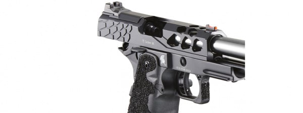 Lancer Tactical Stryk Hi-Capa 4.3 Gas Blowback Airsoft Pistol (Black)