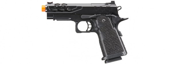 Lancer Tactical Stryk Hi-Capa 4.3 Gas Blowback Airsoft Pistol (Black)