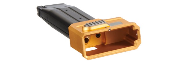 Lancer Tactical HPA M4 AEG Magazine Adaptor For Hi-Capa Airsoft Pistols (Gold)