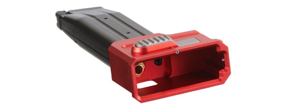 Lancer Tactical HPA M4 AEG Magazine Adaptor For Hi-Capa Airsoft Pistols (Red)