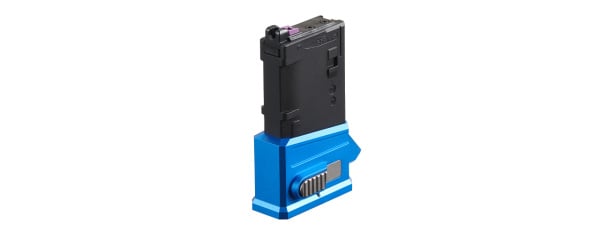 Lancer Tactical HPA 70 Degree M4 AEG Magazine Adaptor For TM MWS (Blue)