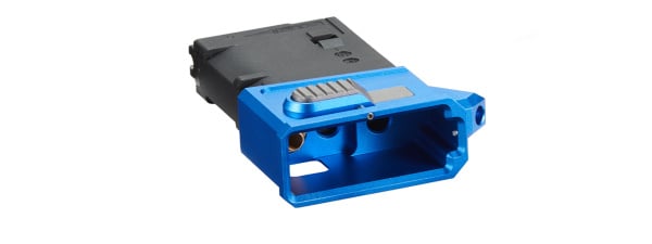 Lancer Tactical HPA 70 Degree M4 AEG Magazine Adaptor For TM MWS (Blue)