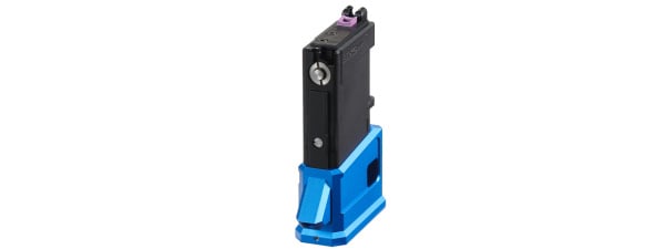 Lancer Tactical HPA 70 Degree M4 AEG Magazine Adaptor For TM MWS (Blue)