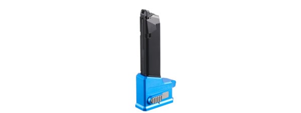 Lancer Tactical HPA M4 AEG Magazine Adaptor For AAP01 & Tandemkross Airsoft Pistols (Blue)