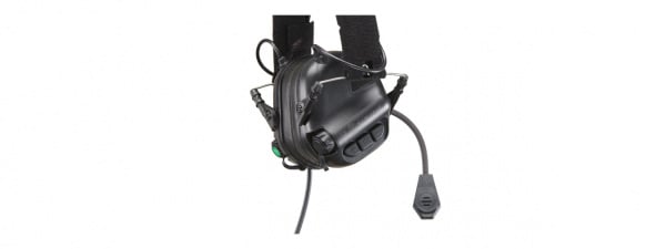 Opsmen Tactical armor M32 Mod 3 Electronic Communication Hearing Protector (Black)