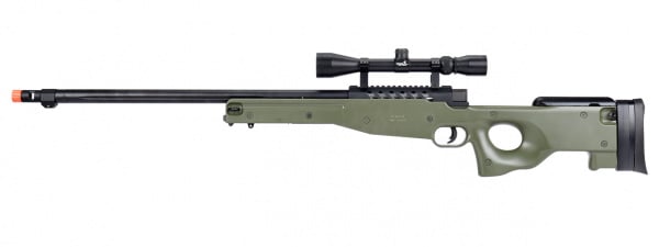 Well MB15 Bolt Action Airsoft Sniper Rifle With Scope ( OD Green )