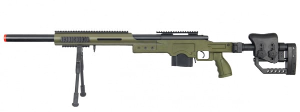 WELL MB4410GBIP Bolt Action Rifle with Bipod ( OD Green )