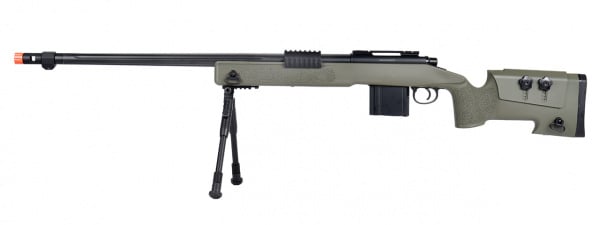 Well MB4416 M40A3 Bolt Action Airsoft Sniper Rifle w/ Bipod ( Option )