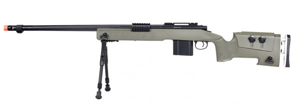 Well MB4417 M40A3 Bolt Action Airsoft Sniper Rifle w/ Bipod ( Option )