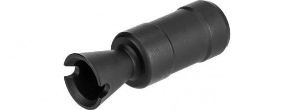 Well AK74U Airsoft Flash Hider 22mm CCW ( Black )