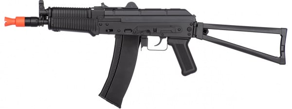 Well AK74U Gas Blowback GBB Airsoft Rifle ( Black )