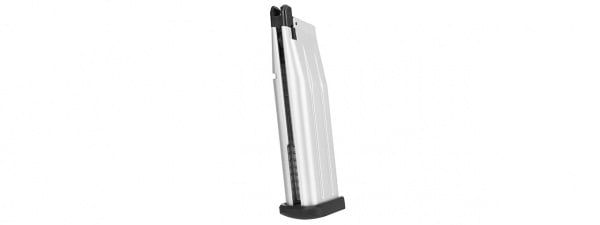 WE Tech 4.3 Hi-Capa 28 rd. Gas Pistol Magazine ( Silver )