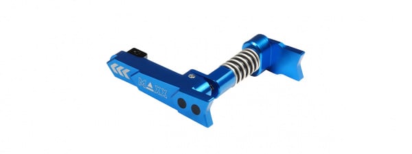 Maxx Model CNC Aluminum Advanced Magazine Release Style A (Blue)