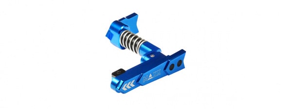 Maxx Model CNC Aluminum Advanced Magazine Release Style A (Blue)