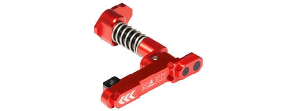 Maxx Model CNC Aluminum Advanced Magazine Release for M4/M16 Style B ( Red )