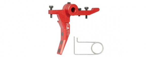 Maxx Model CNC Aluminum Advanced Speed Trigger for Wolverine MTW Style C (Red)