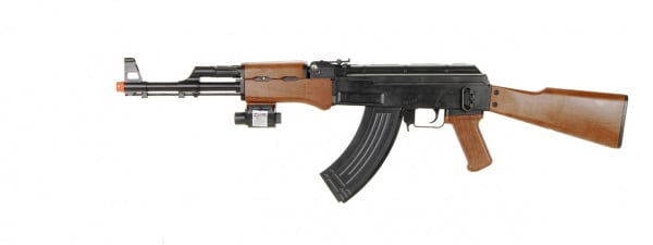 UK Arms P1147 AK-47 Spring Rifle With Laser ( Black )