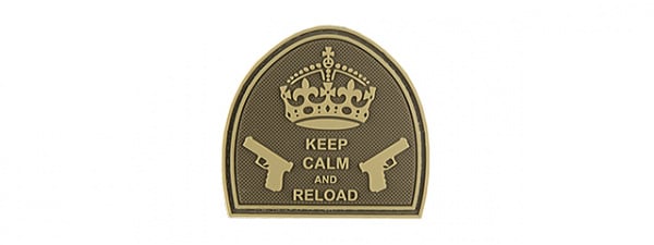 G-Force Keep Calm And Reload PVC Patch