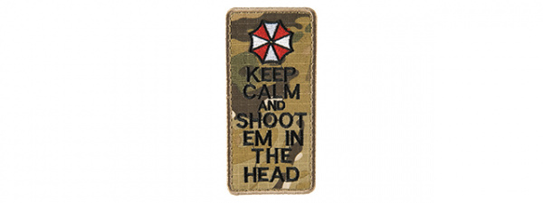 G-Force Keep Calm And Shoot Em In The Head PVC Patch