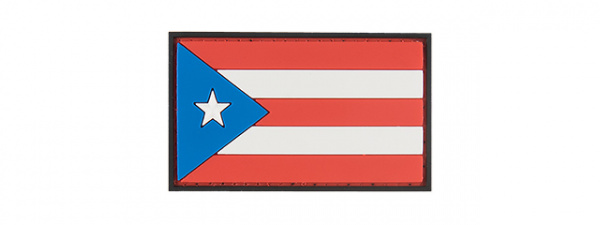 G-Force Puerto Rico Flag PVC Patch ( Full Color )