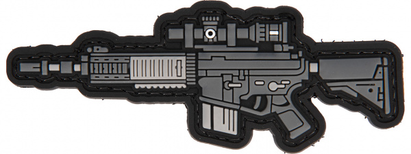 Lancer Tactical 3D Mk12 SPR MOD 1 PVC Patch ( Gray )