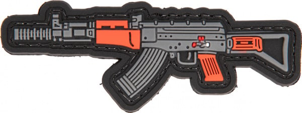 Lancer Tactical 3D Type 81-1 PVC Patch ( Gray / Red )